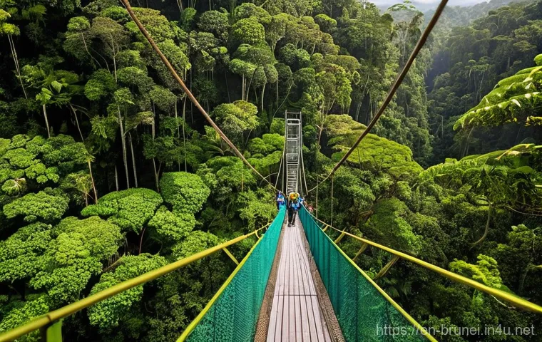 브루나이 여행 일기 - **Omar Ali Saifuddien Mosque at Sunset:** A majestic wide shot of the Omar Ali Saifuddien Mosque in ...